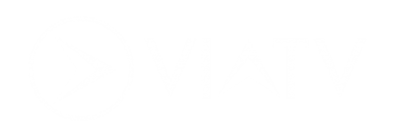 ViaTV logo branco transparente
